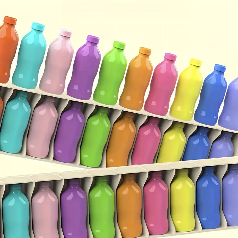 21件套色彩挑战瓶子拼图游戏套装,包含记忆与逻辑训练——配色策略桌游,内含21个彩色编码瓶子及收纳盒,适合家庭聚会游戏之夜、生日或万圣节派对游戏,青少年与成人教育益智游戏,提升记忆与问题解决能力,包含21个带彩色瓶盖的瓶子,完美适合团队游戏与战略思维 商品详情 3