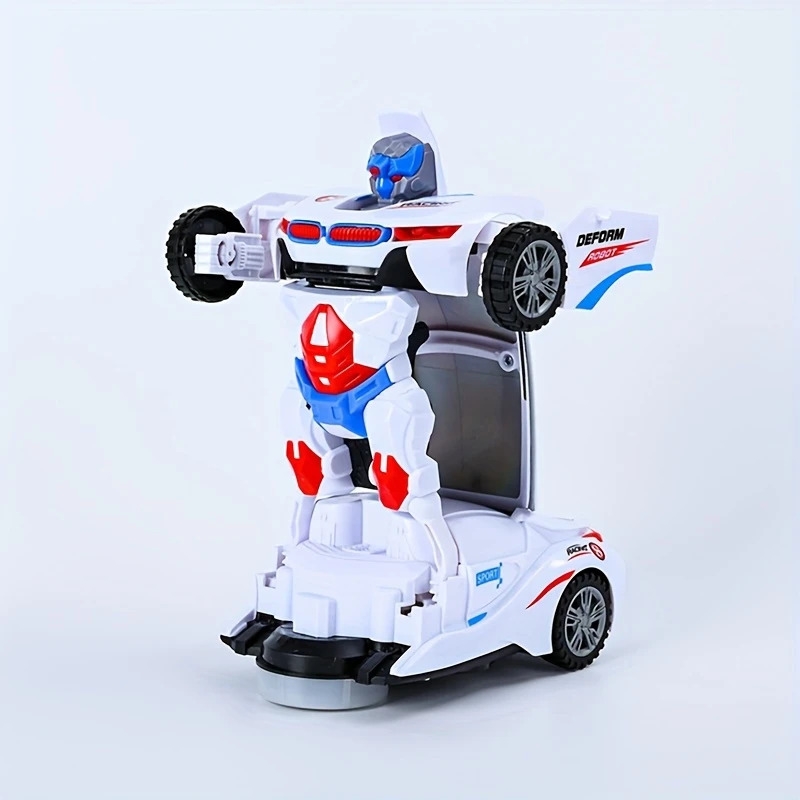 automatic deformation robot car toy car a robot car automatic universal avoid obstacles with lights and music birthday gift christmas gift holiday gift not delivery battery halloween gift details 4