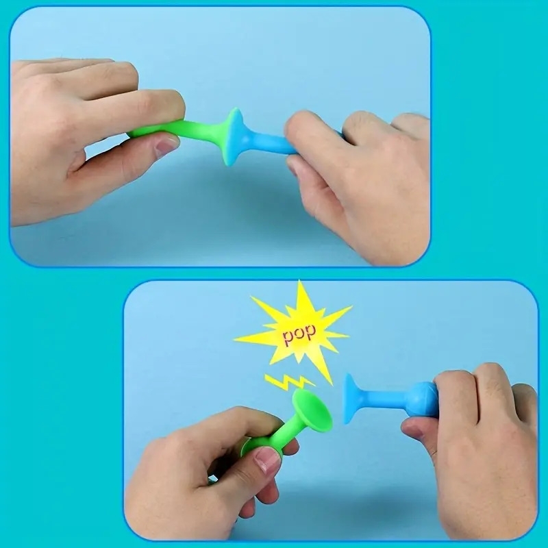 40件彩色硅胶吸盘积木套装，建筑感官玩具，旅行玩具，窗户玩具，感恩节圣诞节生日派对礼物 - 无需电池，适合万圣节、圣诞节活动及派对用品 商品详情 6