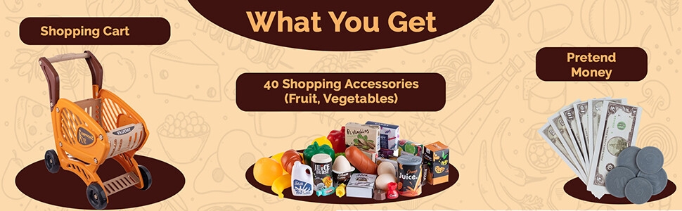 Chariot de courses Hoovy