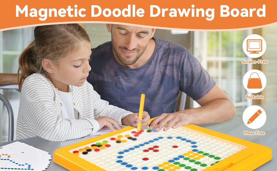 le jeu de plateau à dessin magnétique