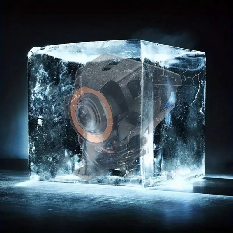 1 piece led motorcycle headlight auxiliary headlight angel eye mini u7 driving light fog light driving light waterproof super bright details 4