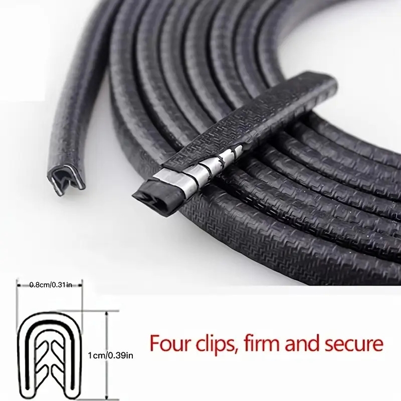 car door protector car door anti collision strip soundproof strip dustproof rubber strip door bottom anti collision rubber strip 1