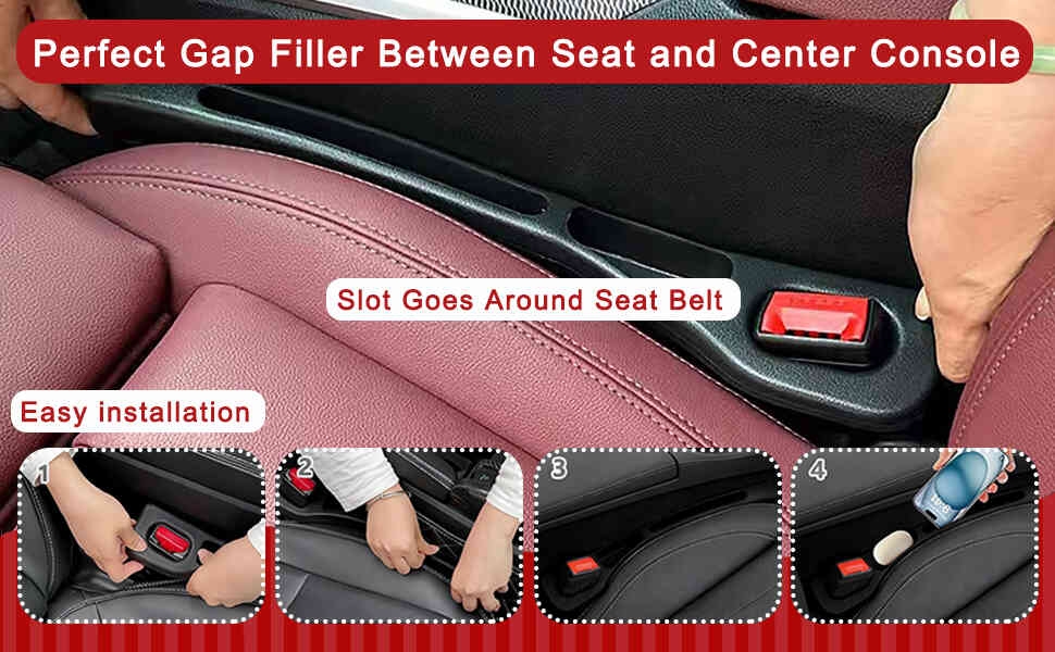 Car Seat Gap Filler Set
