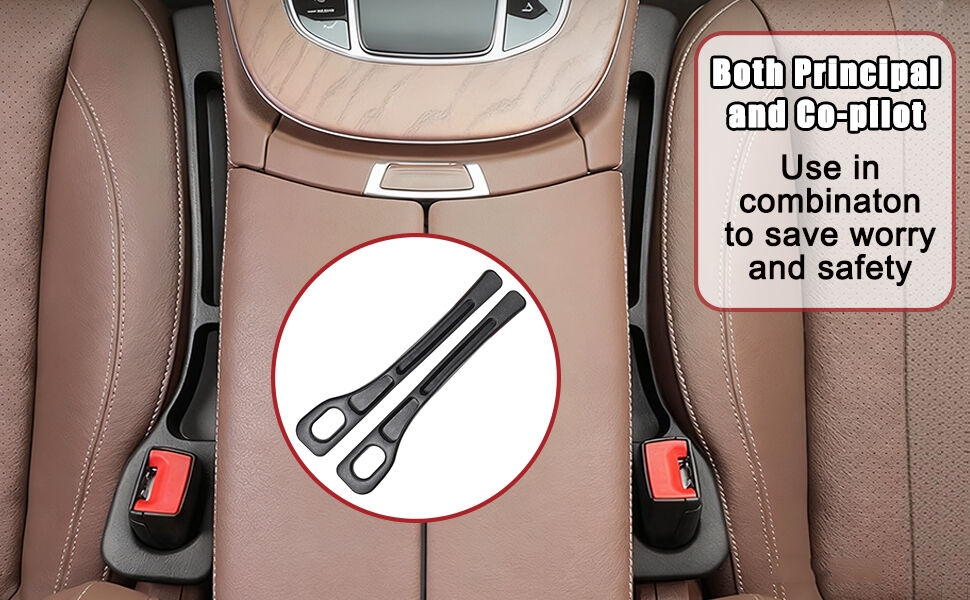 2PCS Car Seat Gap Filler Set