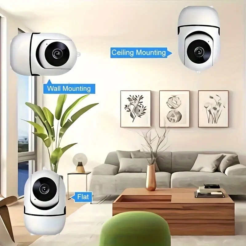 1080p hd wireless security camera with auto tracking motion detection night vision two way audio ideal for details 3