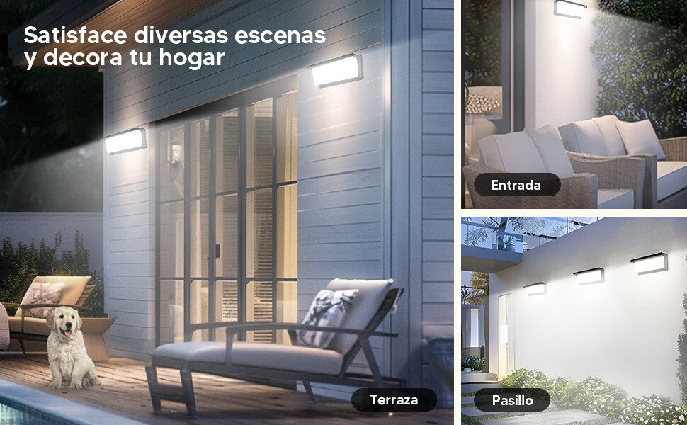 lampara de pared exterior