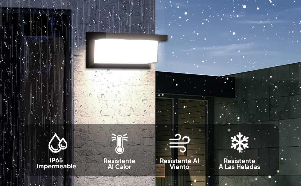 lampara de pared exterior