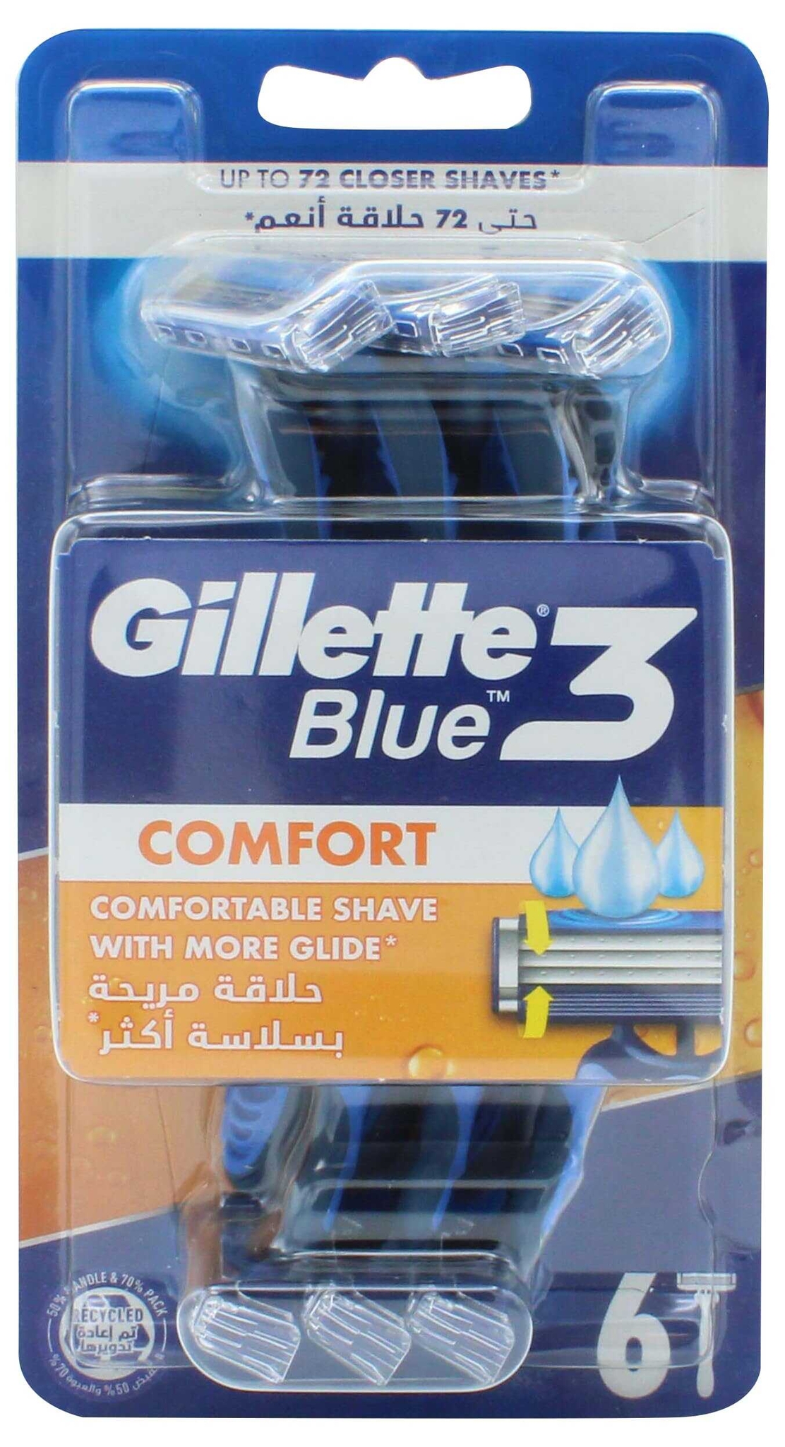 Rasoirs Jetables Gillette Blue III – Lot de 6 : Amazon.fr: Hygiène et Santé
