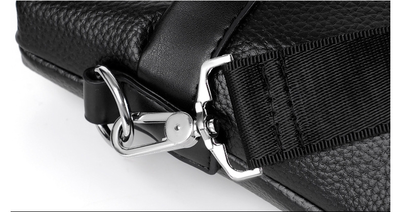 Factory Wholesale PU Leather Adjustable Strap Men Briefcase Hot sale vintage Western European men laptop briefcase