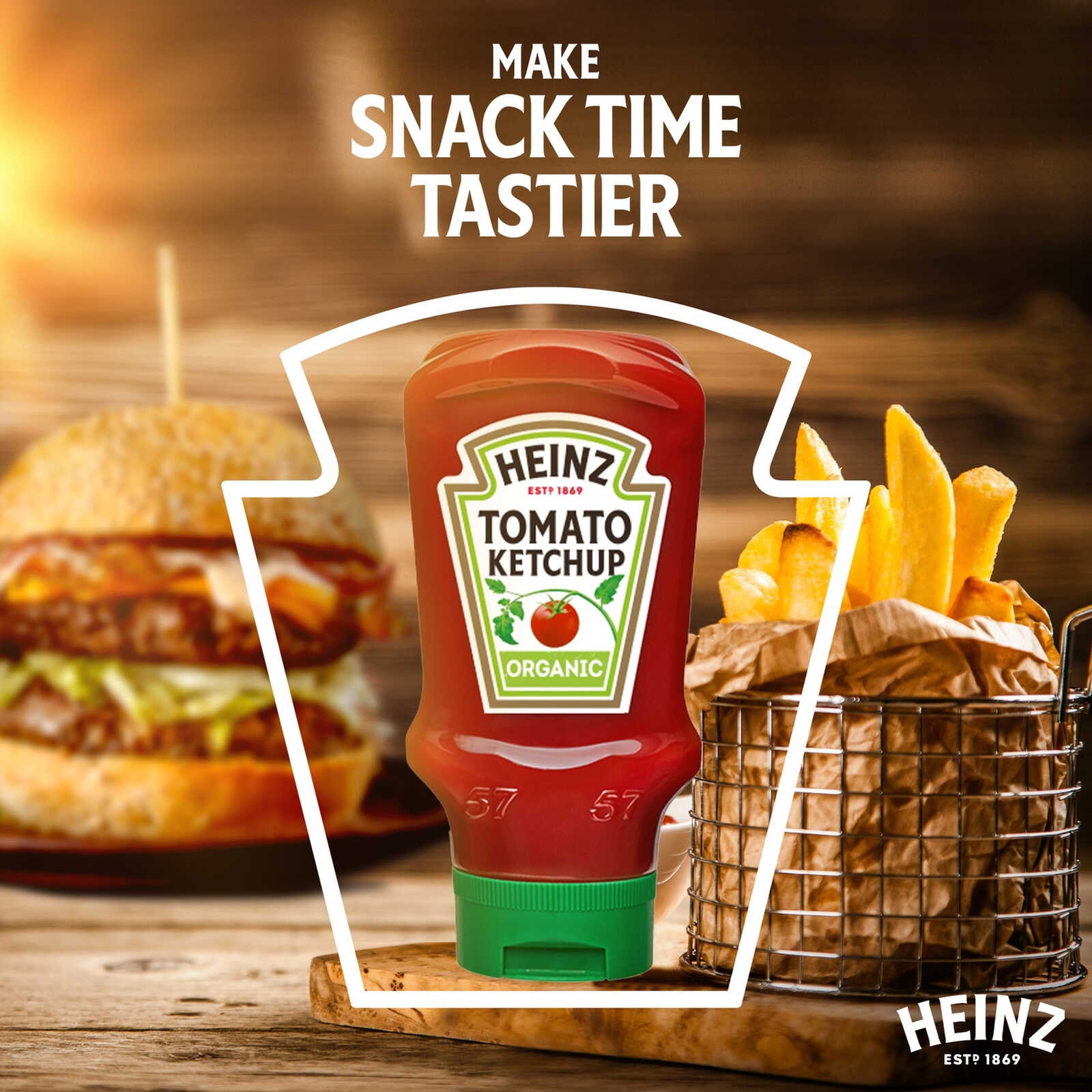 Heinz Organic Tomato Ketchup 580 g