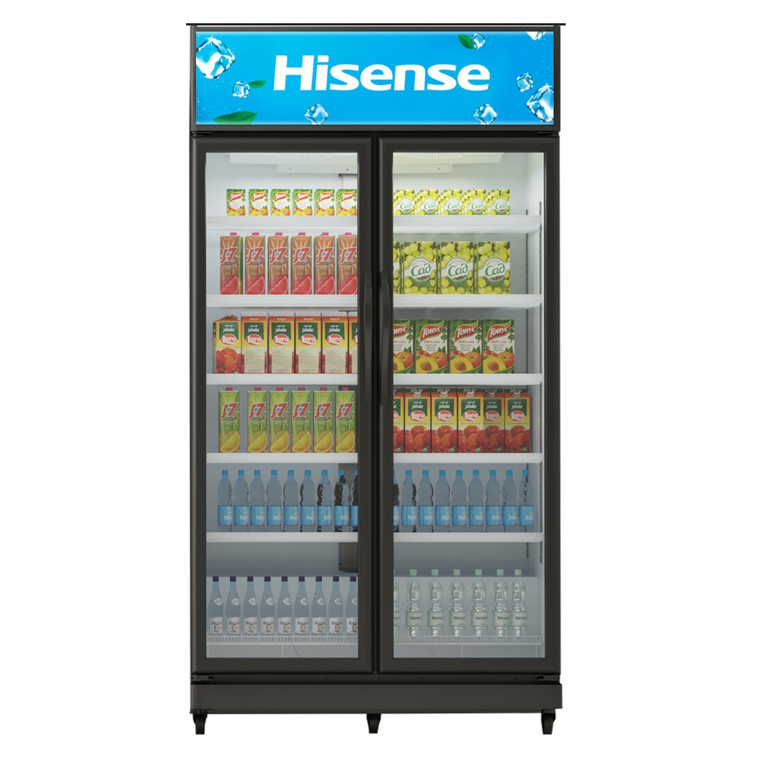 HISENSE REFROIDISSEUR DOUBLE PORTES VITRE 758 LITRES – FL-99FC - FEX