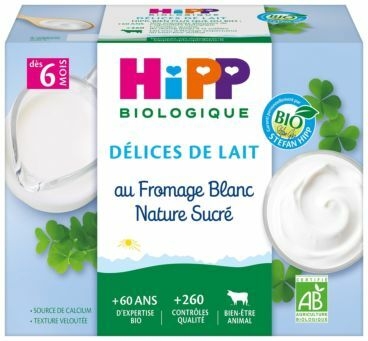 Coupelle Fromage Blanc 4X100G Bio - naturalia.fr