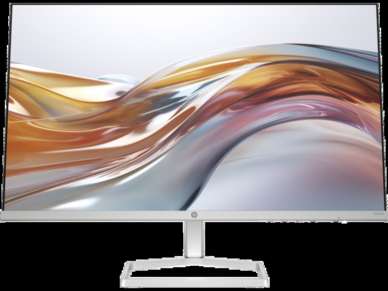 Moniteur HP Série 5 23,8 pouces FHD blanc 524sw CeramicWhite screenSH CoreSet Front WhiteBg