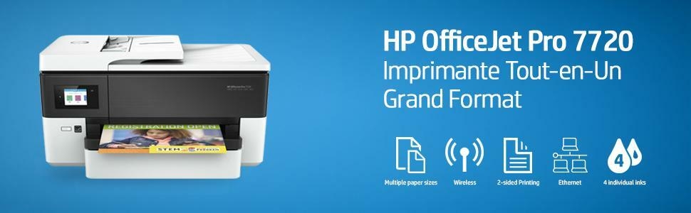 HP OfficeJet Pro 7720 Imprimante tout-en-un grand format