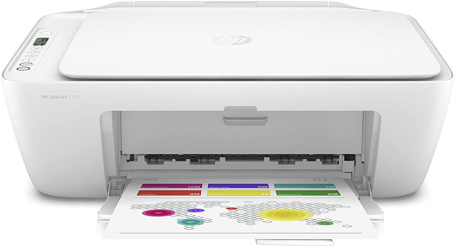 HP DeskJet 2710 Imprimante Multifonction 7.5 ppm A4 WiFi Scanner Copie Blanc Medium: Amazon.fr: Informatique