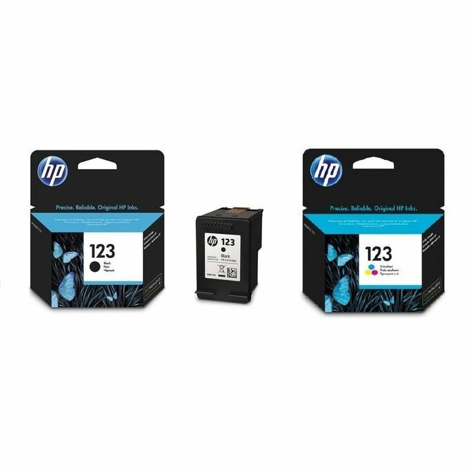 Image result for Hp Cartouches D'encres HP 123 - Multicolore