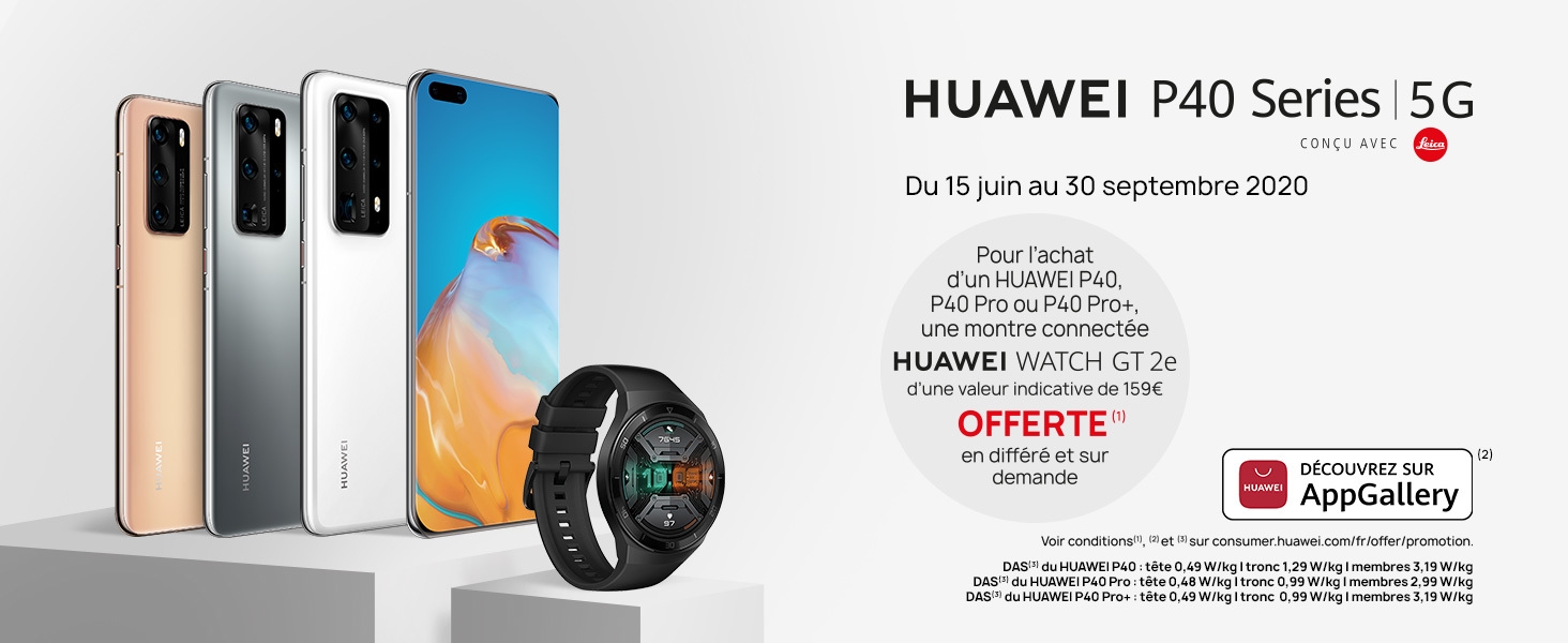 Huawei p40 pro online montre