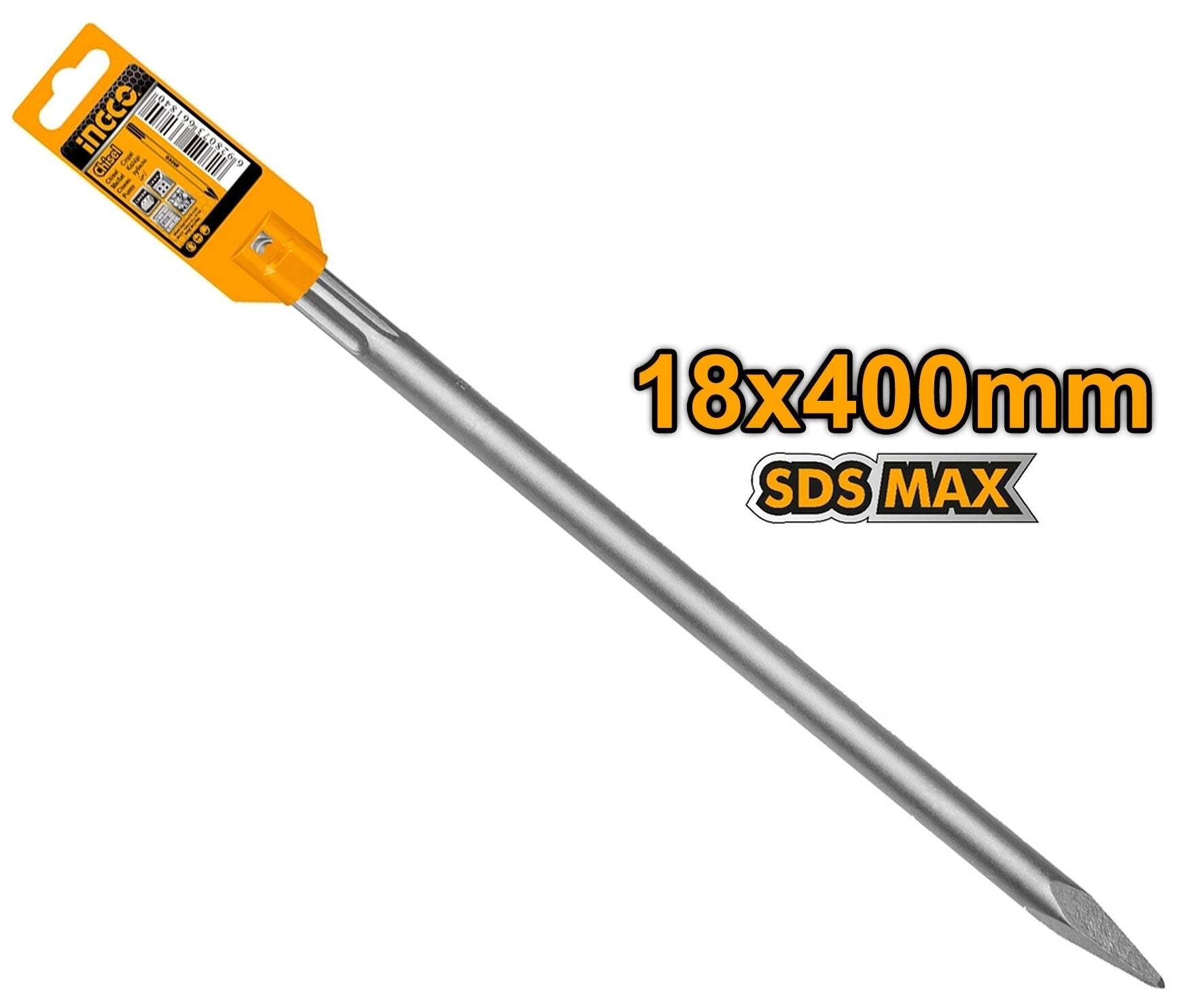 Burin pointu SDS MAX Ingco DBC0214001 18 x 400 mm