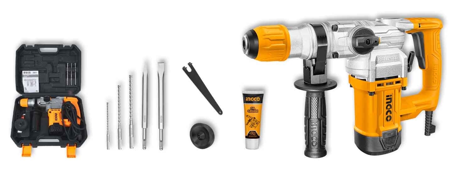 Marteau Perforateur Ingco RH10506 1050 W Pour Pros Puissant – INGCO PME TUNISIE