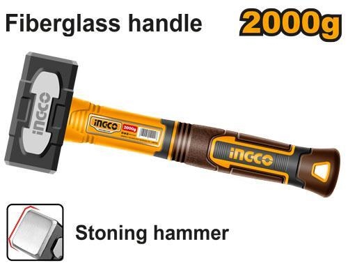 Marteau à pierrer Ingco 2000 g HSTH82000 — SEPTFOUR INDUSTRIAL SUPPLY