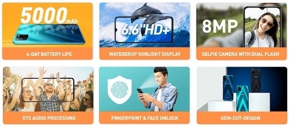 Infinix Smart 5 lancé avec un écran de 6,6 pouces et une batterie de 5000 mAh