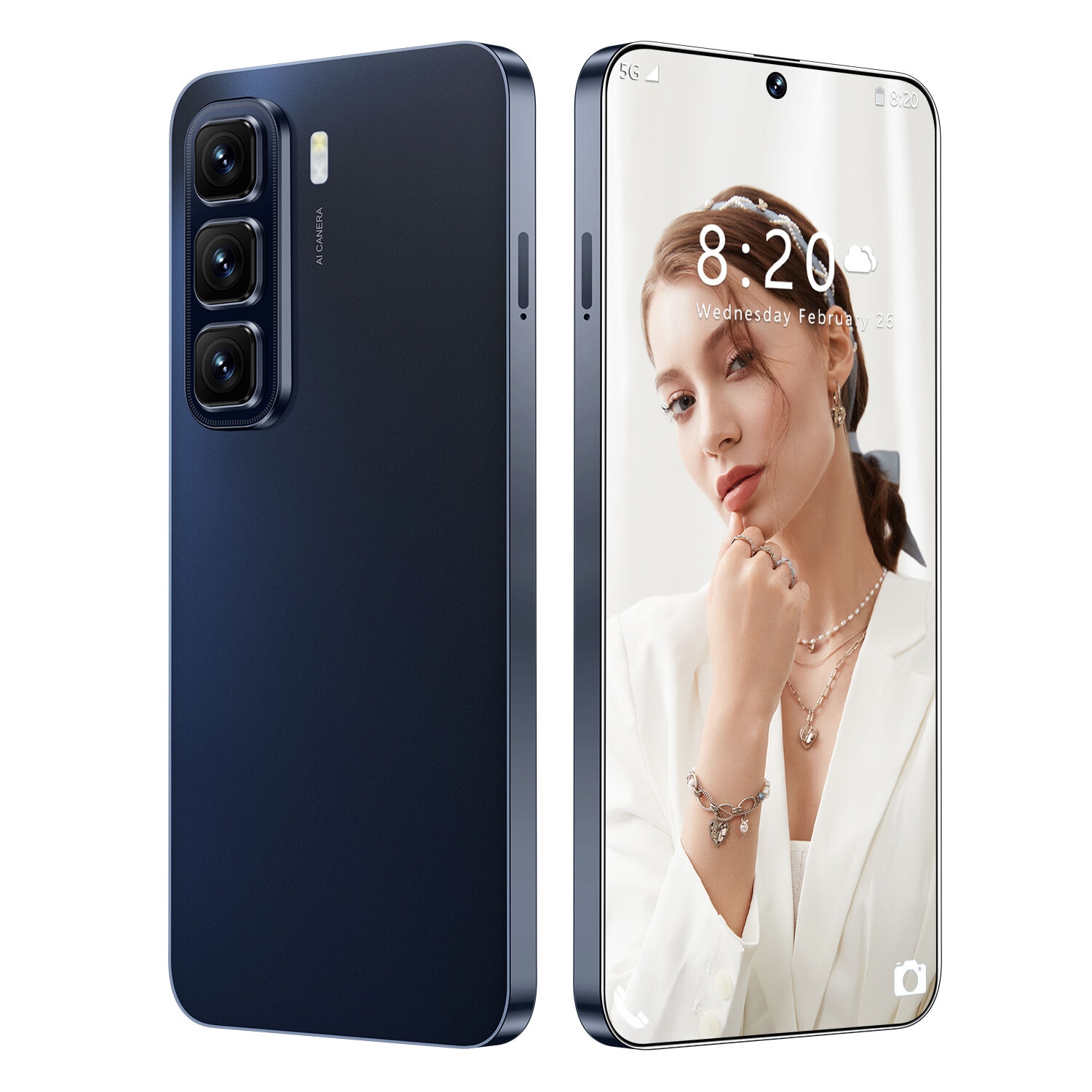 Smartphone Infinx Hot 60i 5G - Écran 7.3'', Android 14, 108MP