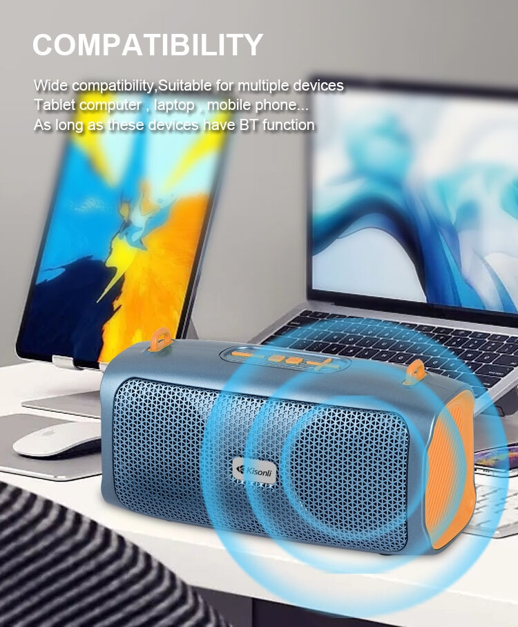 Kisonli KS-2003 guangzhou blue tooth radio portable blue tooth speaker brands
