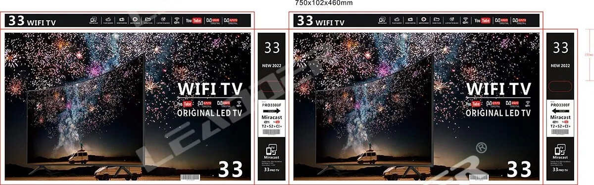 LED TV / LEADDER / 32 inch / 2022MODEL / SOUND BAR / WIFI / T2 / S2 / CI / HDMI / VGA / USB / W3201