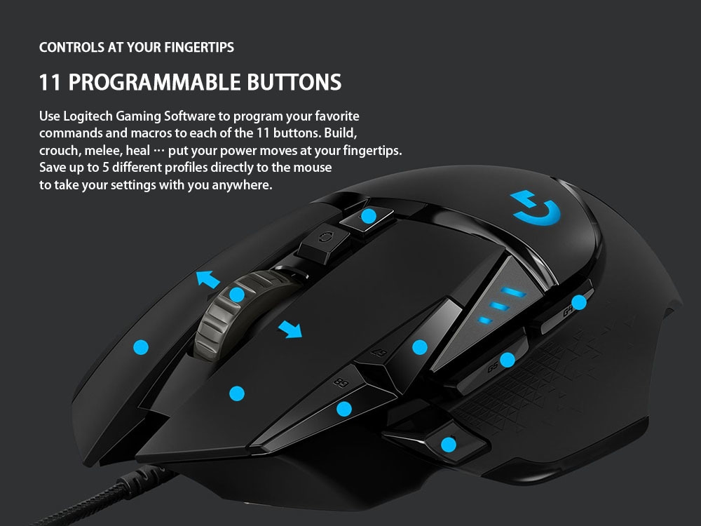 Souris Logitech G502 Hero, Dakar Sénégal