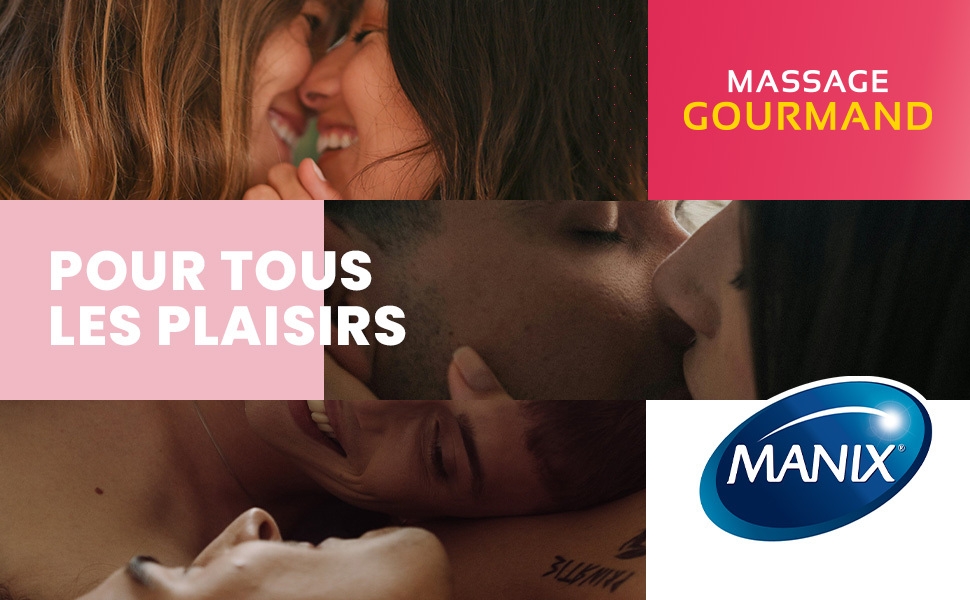 Manix massage gourmand 200 ml fraise