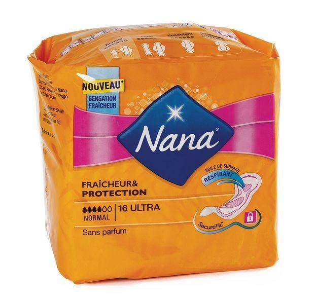 Serviettes hygiéniques NANA Ultra Normal (paquet de 16)