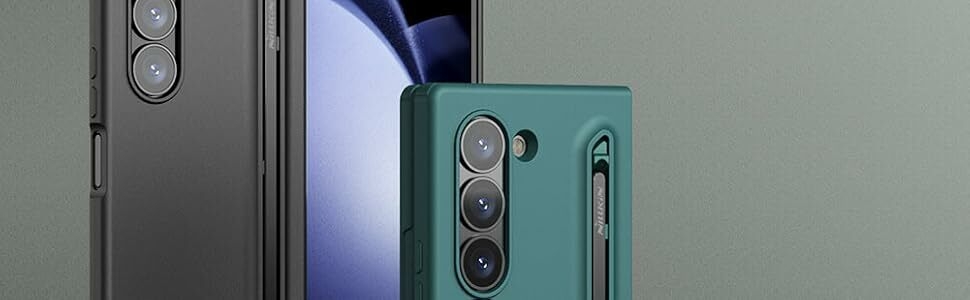 Nillkin Flex Pure Fold S-Pen Version Case for Samsung Galaxy Z Fold 6(Black)