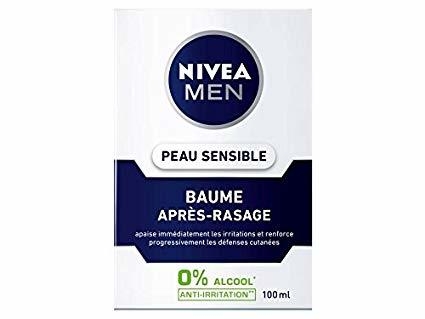 Résultat de recherche d'images pour "Nivea Men Baume Apres Rasage Sensitive - 100Ml"