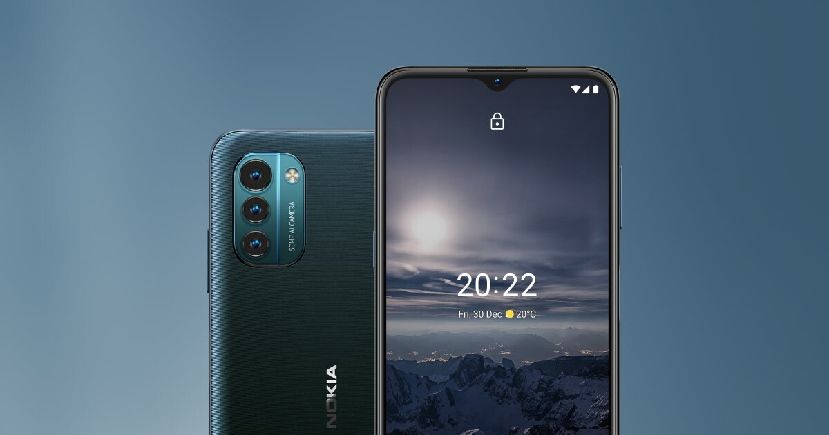 Nokia G21 phone with AI-imaging and long-lasting battery