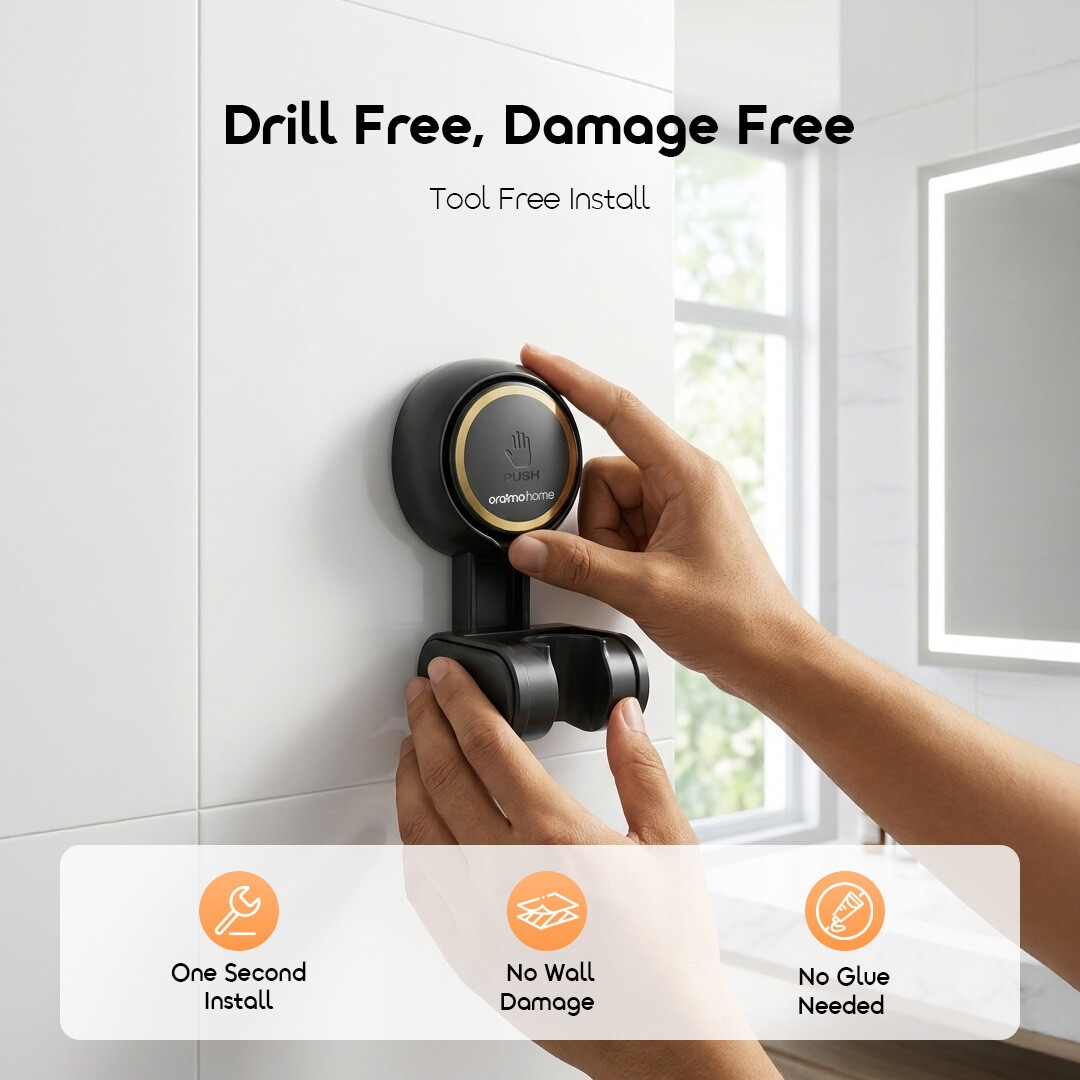 oraimo Vacuum Suction Cup Hooks Holdex OHEH-001 06 Tool Free Install