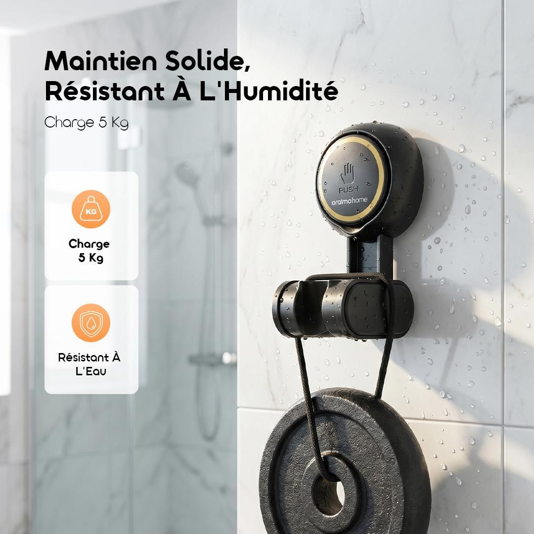 oraimo Vacuum Suction Cup Hooks Holdex OHEH-001 07 5kg Capacity Wet Proof