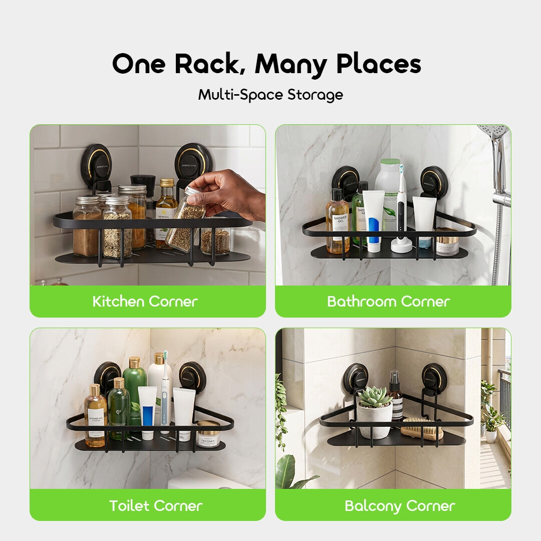 oraimo Corner Rack AngleFit OHES-003 05 Multi-Space Storage Kitchen Bathroom