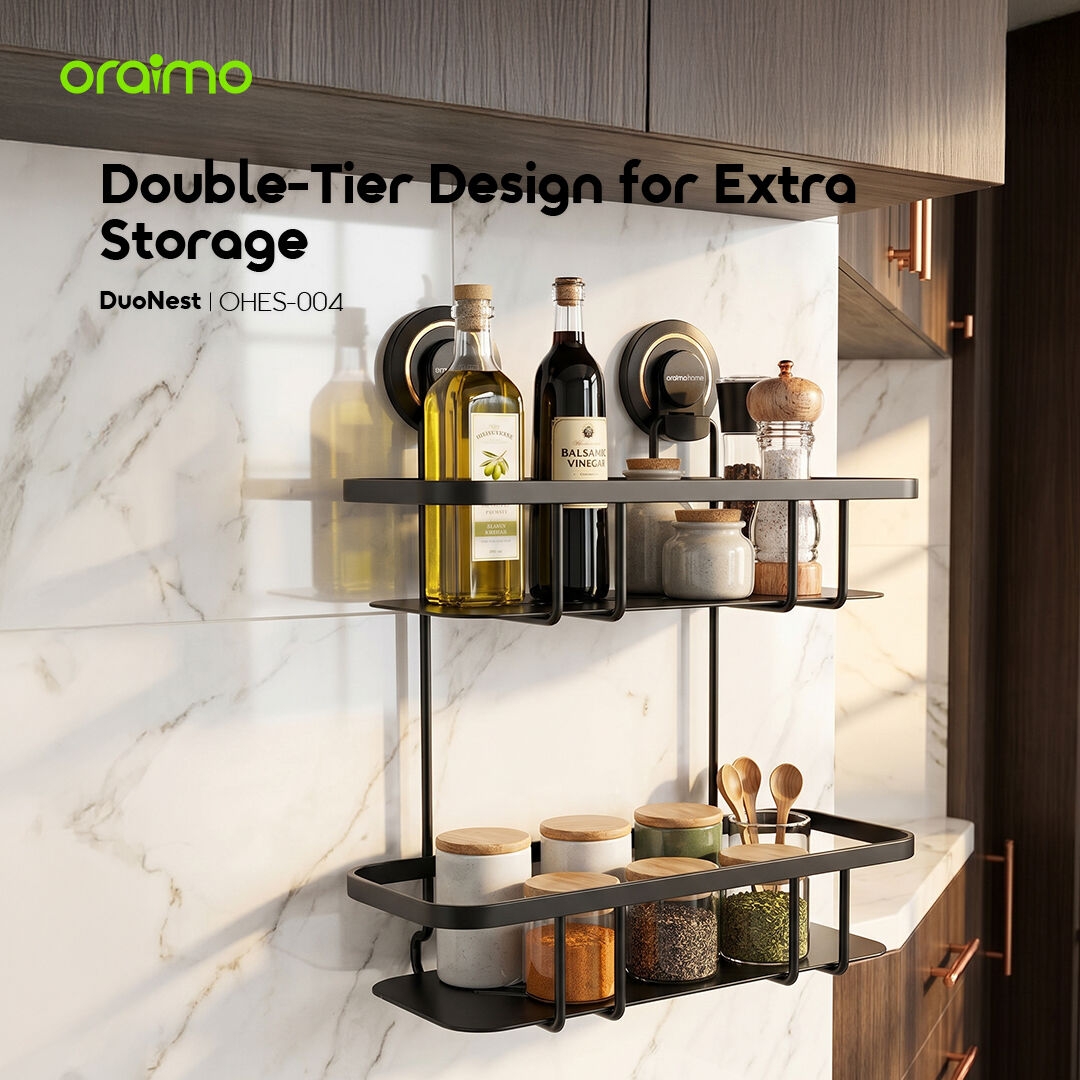 oraimo Double-Layer Storage Basket DuoNest OHES-004 01 Double-Tier Design for Extra Storage