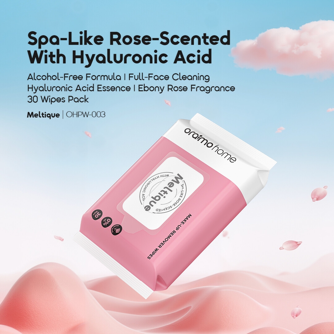 oraimo Make-Up Remover Wipes Meltique OHPW-003 features