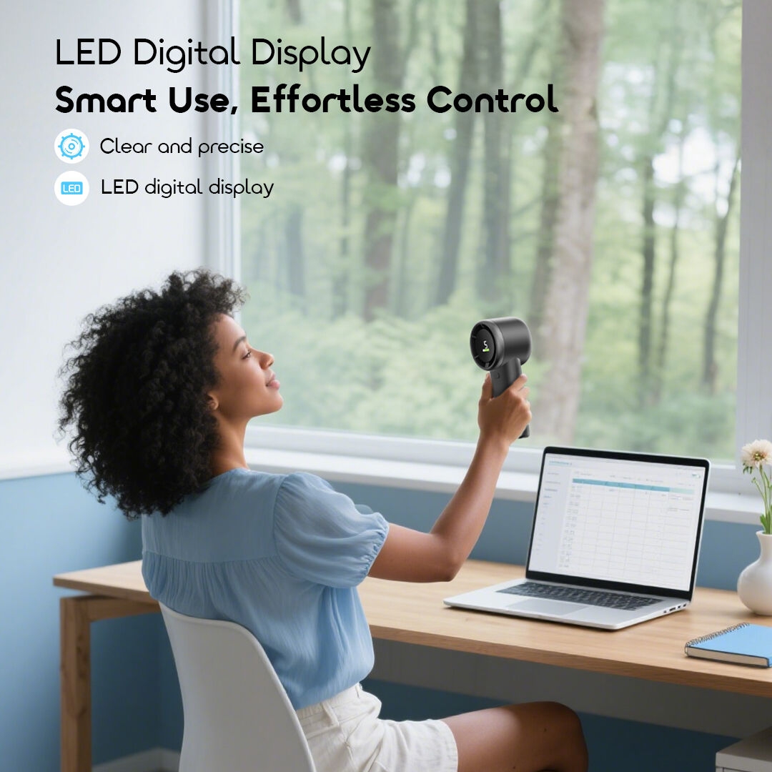 oraimo Handheld Fan TurboFan Air OHF 502A  LED Digital Display