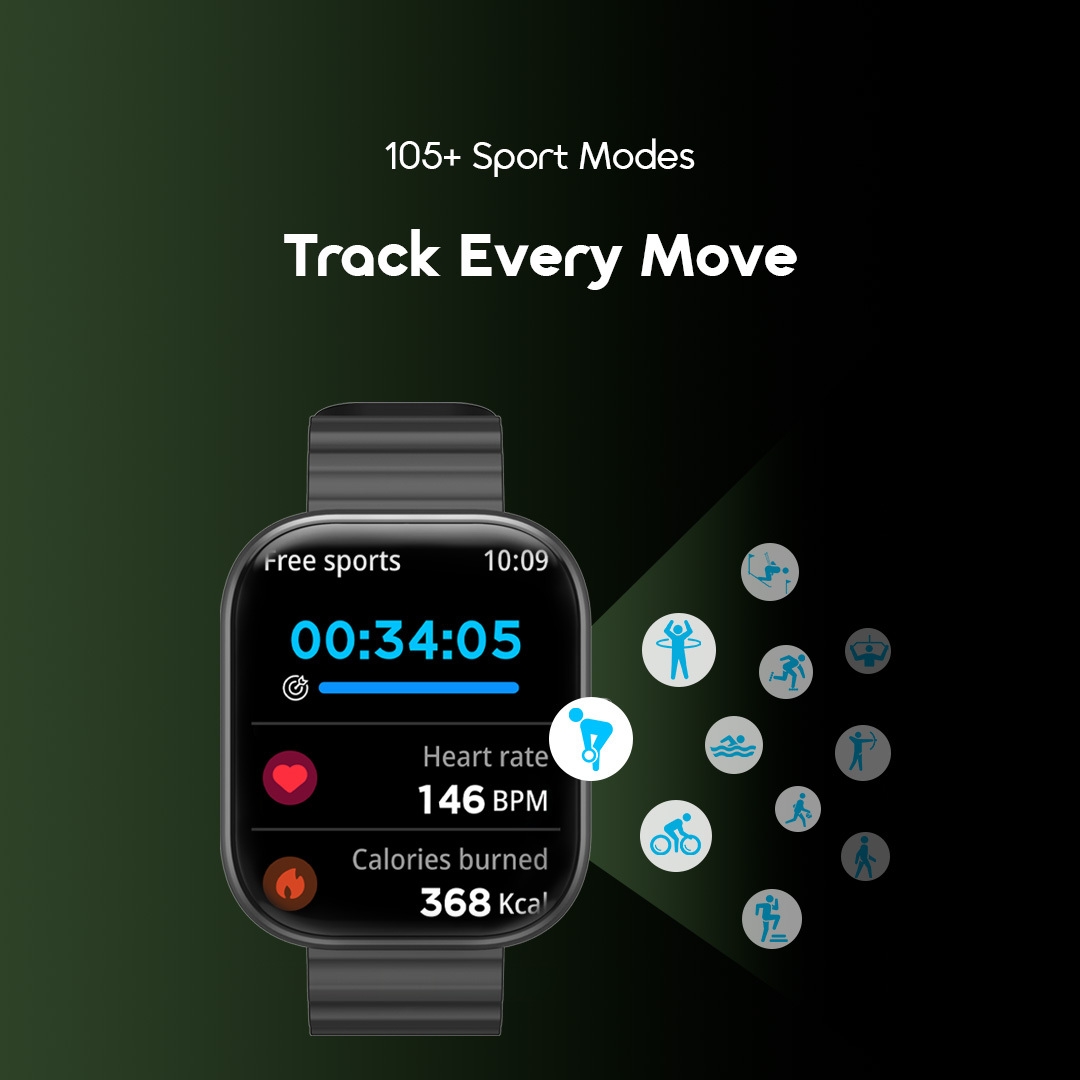oraimo smartwatch watch 6 OSW-807 sport mode