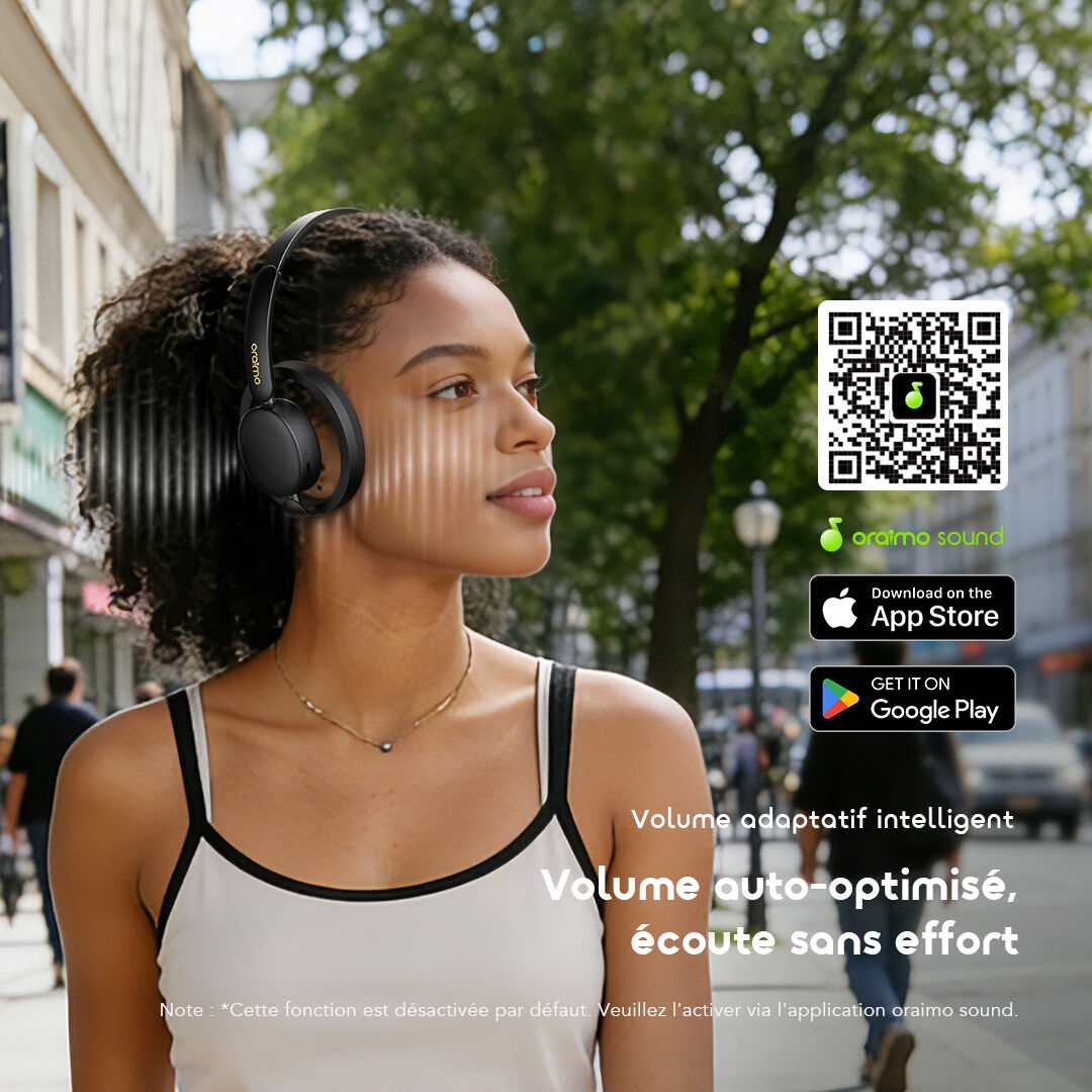 oraimo Open Ear Wireless Headphones OpenLoop OPN-670N 05 volume FR