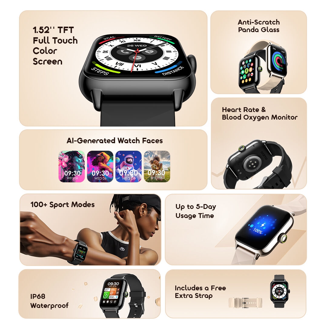 oraimo Smart Watch Watch 6 Nano OSW-807N 2 features