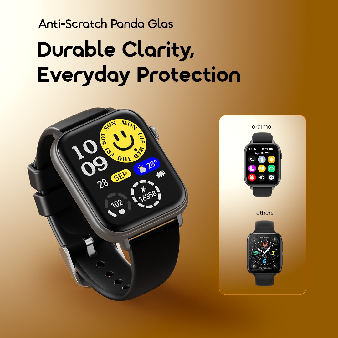 oraimo smart watch watch 6n osw 8000n glass 5