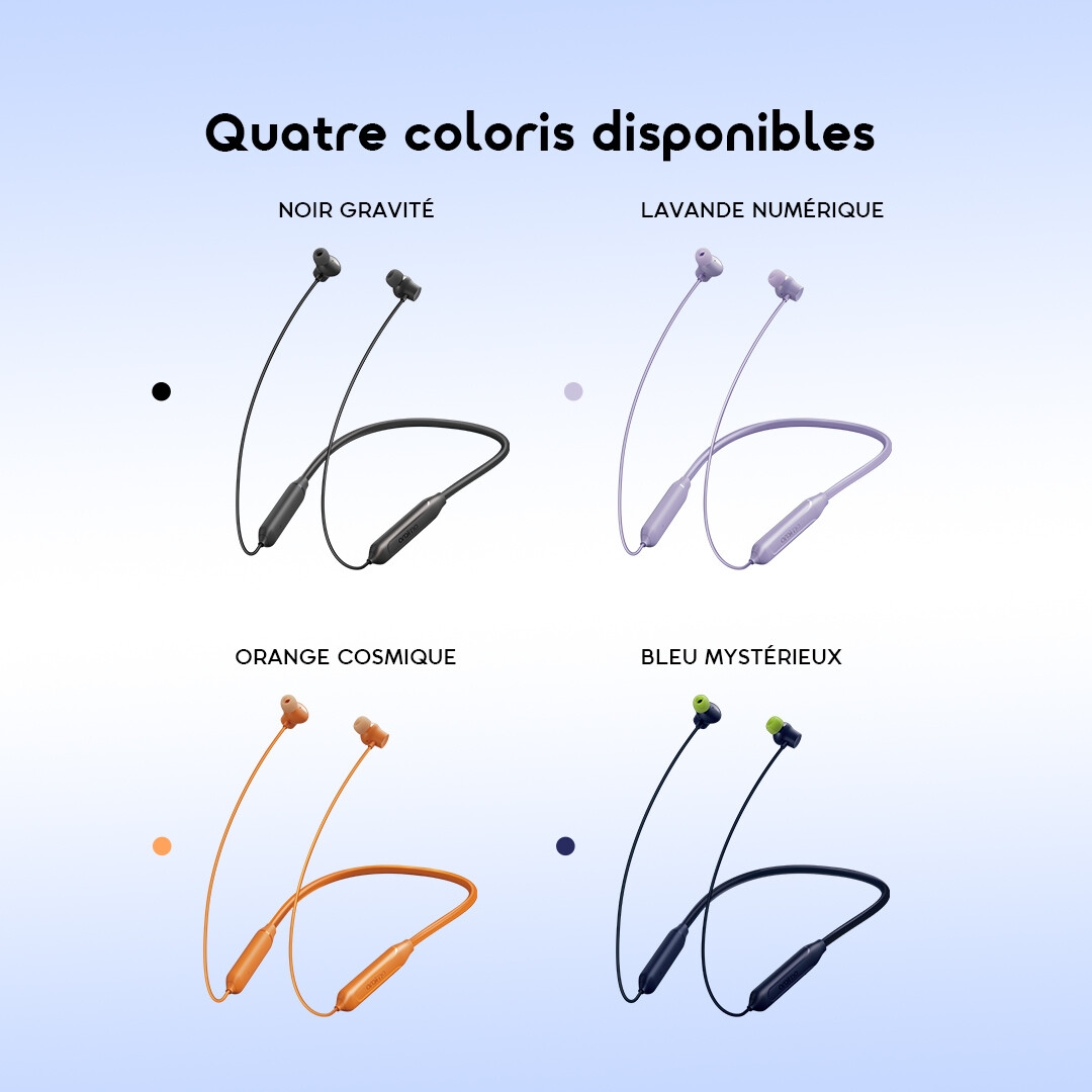 oraimo Earphone Necklace Neo OEB-310 10 Four Color Options