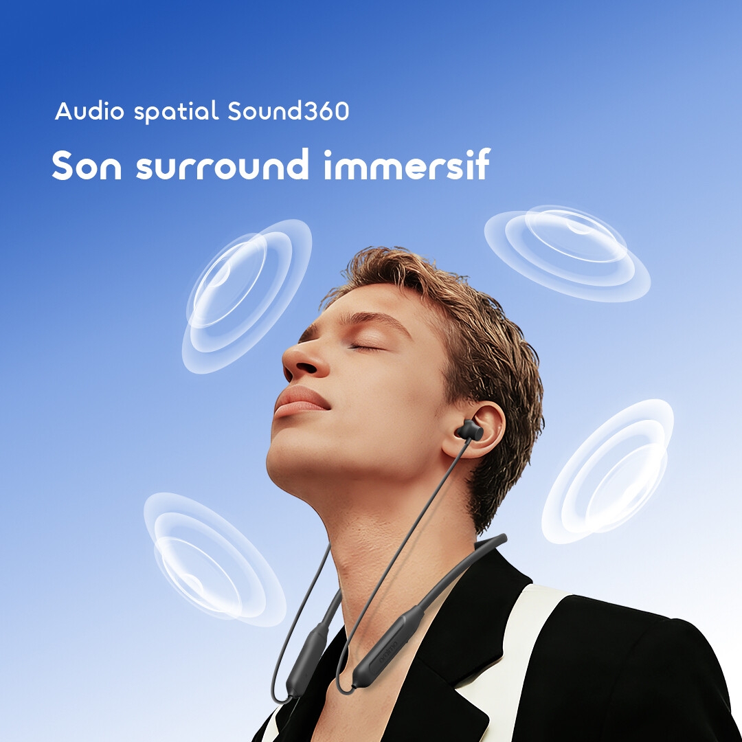 oraimo Earphone Necklace Neo OEB-310 05 Sound360 Spatial Audio
