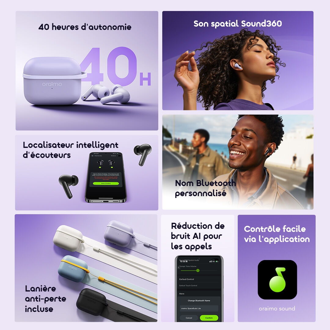 Oraimo True Wireless Earbuds SpaceBuds Lite OTW-324 2 Feature