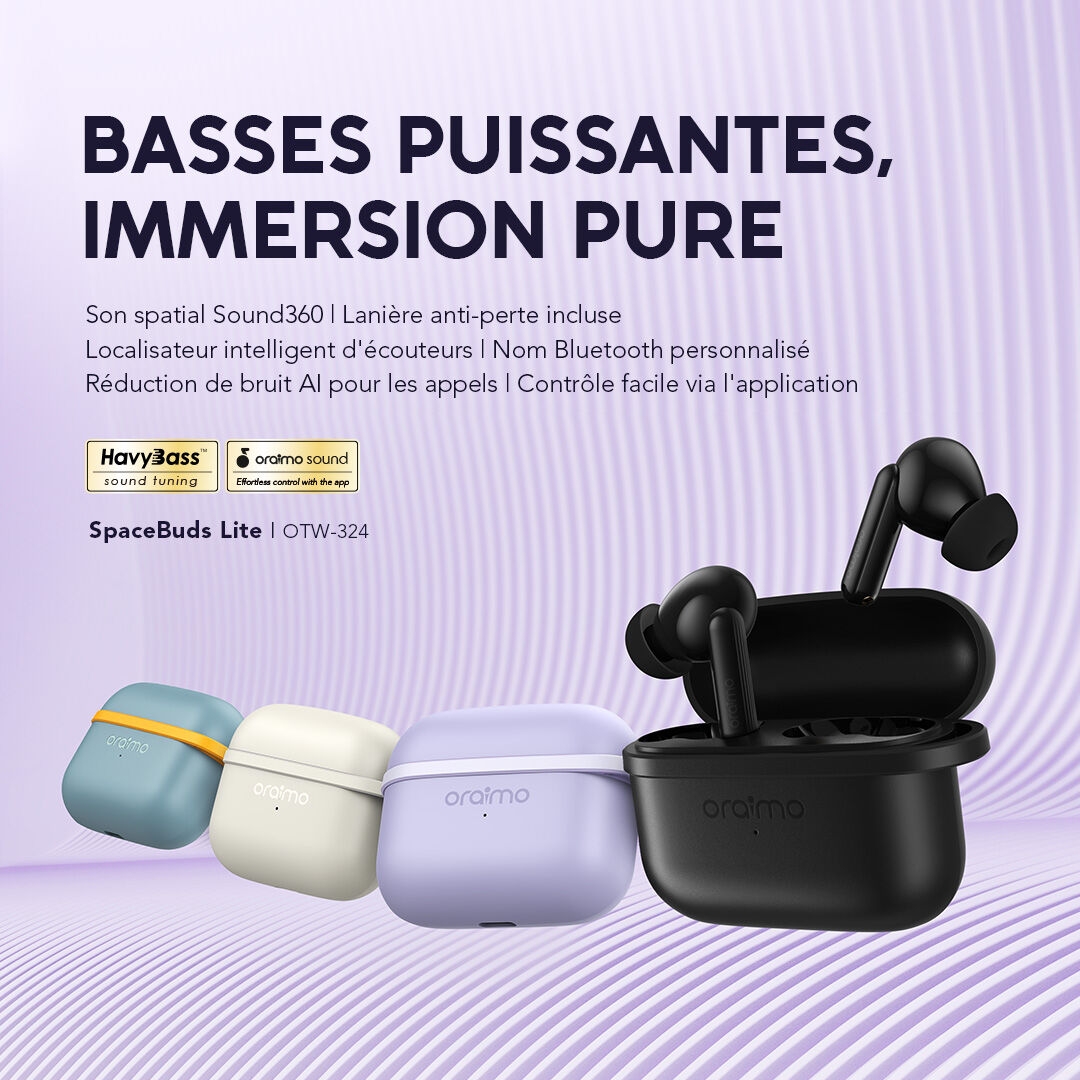 Oraimo True Wireless Earbuds SpaceBuds Lite OTW-324 1 Total