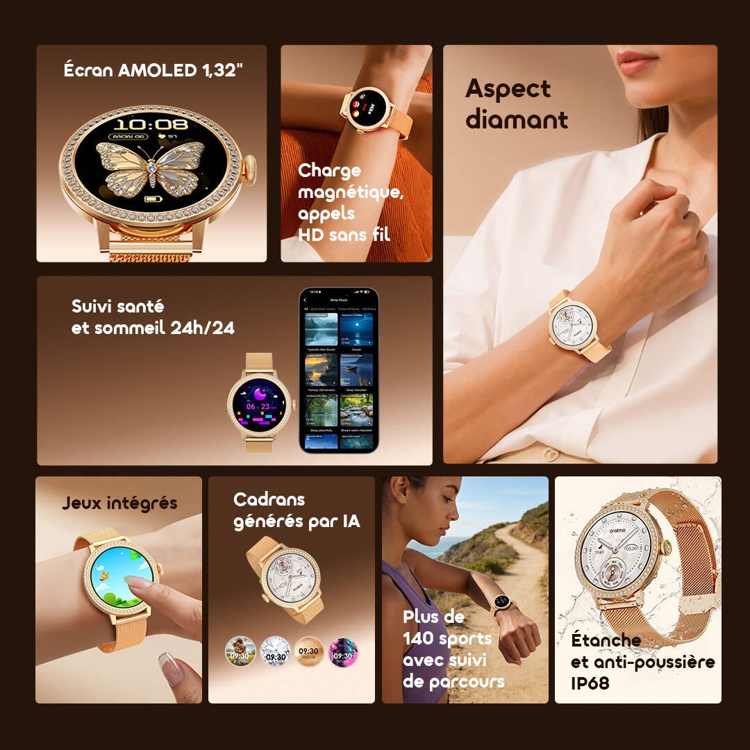 oraimo Smart Watch Watch Muse 2 OSW-833N 2 Features